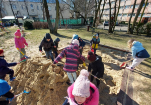 Prace porządkowe w ogrodzie