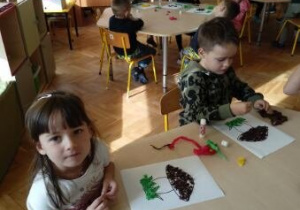 Bartek i Klaudia w trakcie pracy