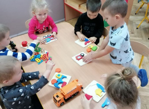 Nasze nowe układanki, gry, puzzle... dziękujemy Radzie Rodziców! 