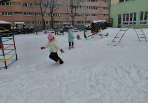Zabawy na śniegu